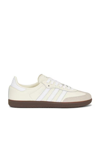 Samba OG in Off White, Footwear White, & Wonder Alumina | Revolve Clothing (Global)