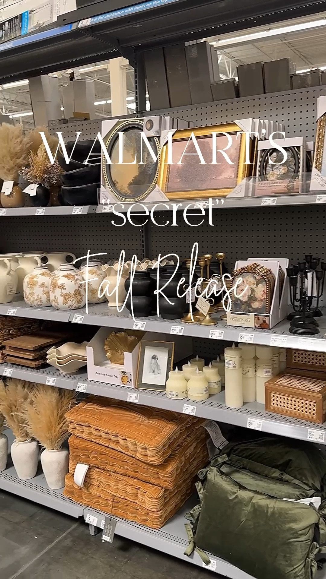 WALMART’S FALL RELEASE

Floral case, black wood bowl, riser, fall throw blanket, fall wall art, battery operated wall sconce, green vase, storage box, candle holders, ruffled bowl, candle warmer, rechargeable lamp, glass storage box 

#LTKSeasonal #LTKHome #LTKFindsUnder50