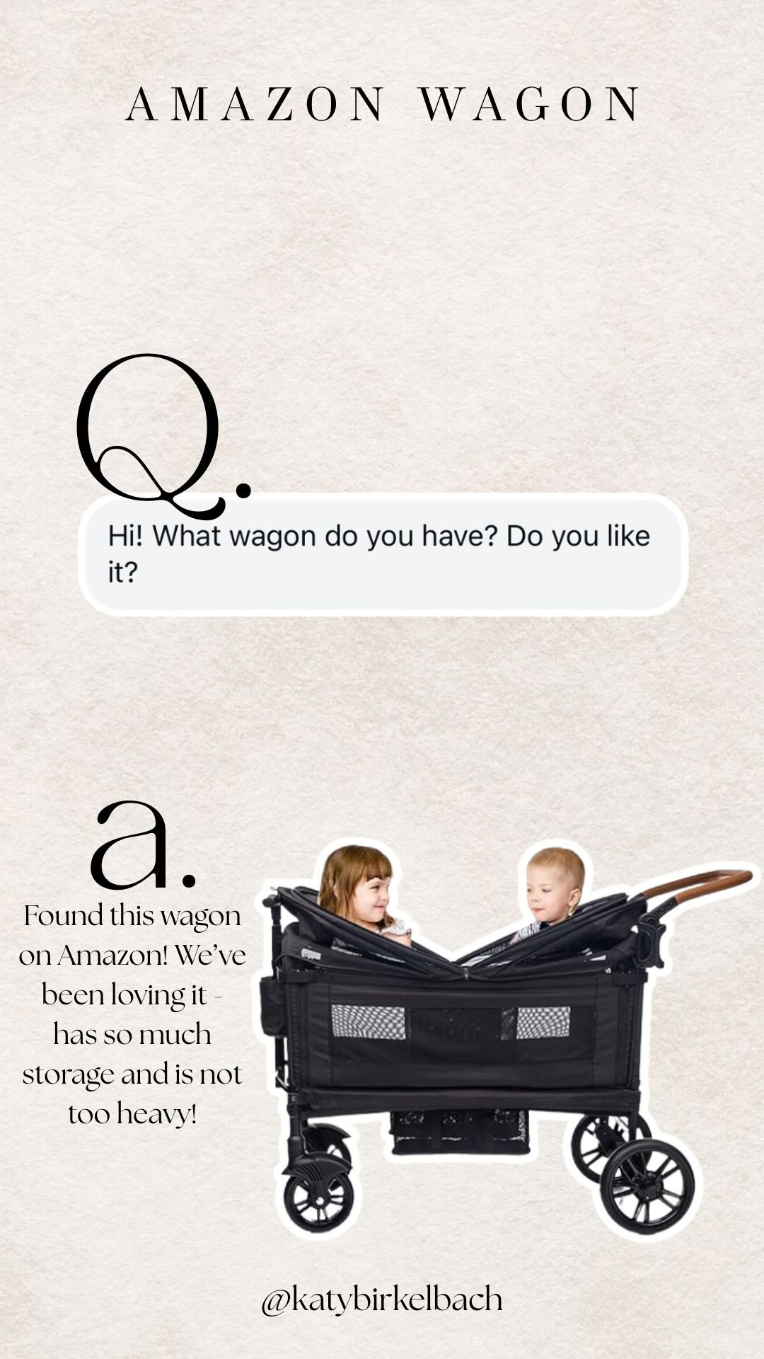 Our wagon is great!! 

 #LTKHome #LTKKids #LTKFamily