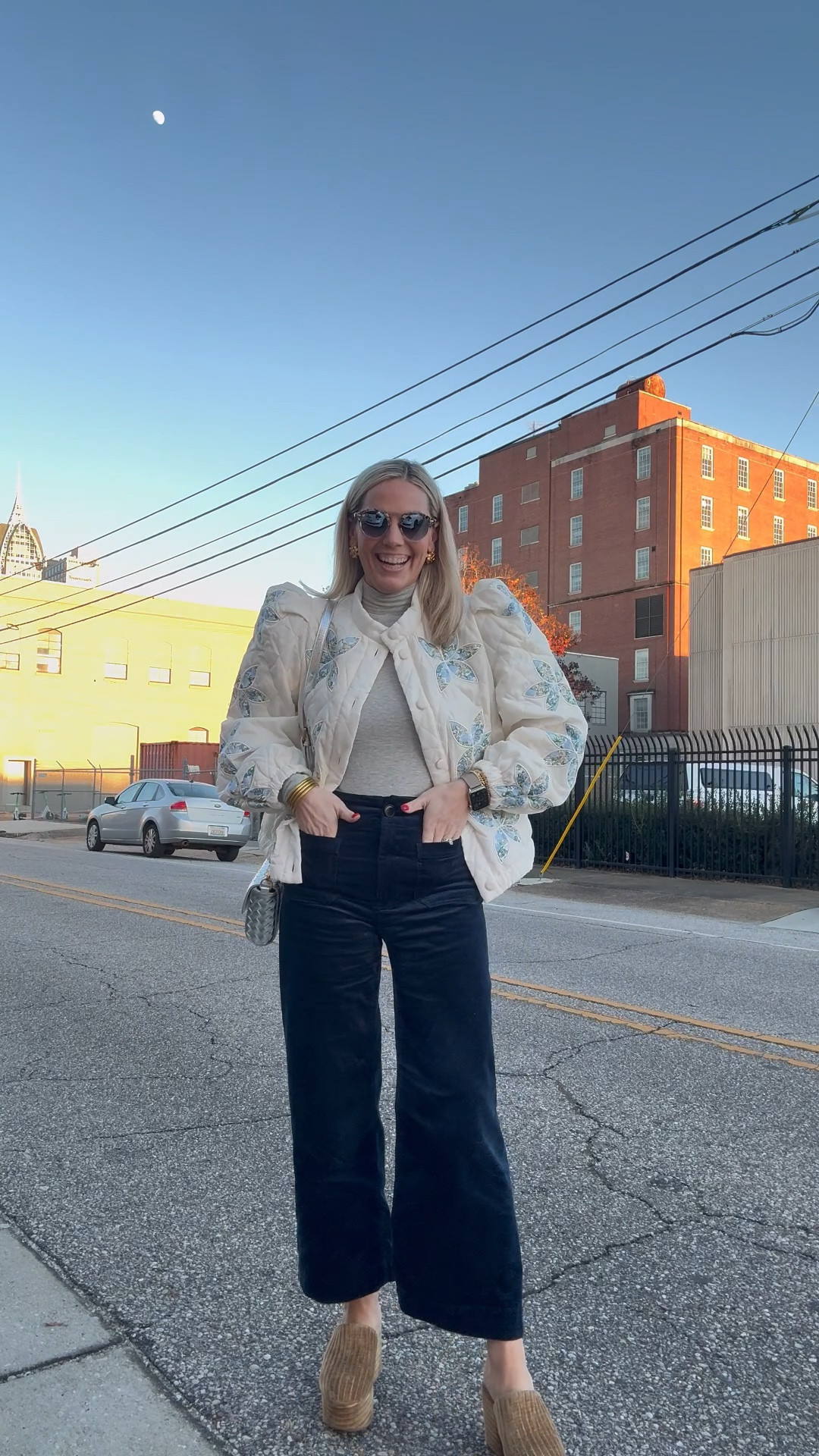 Office OOTD
Loving this beautiful quilted jacket! Wearing size small in it
Size X small in turtleneck
Size 26 in pants 
Clogs are a splurge but love them so much! 

#LTKWorkwear #LTKStyleTip #LTKWatchNow