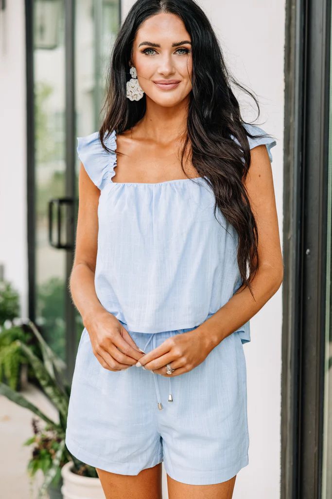 It's A Special Day Sky Blue Tank | The Mint Julep Boutique