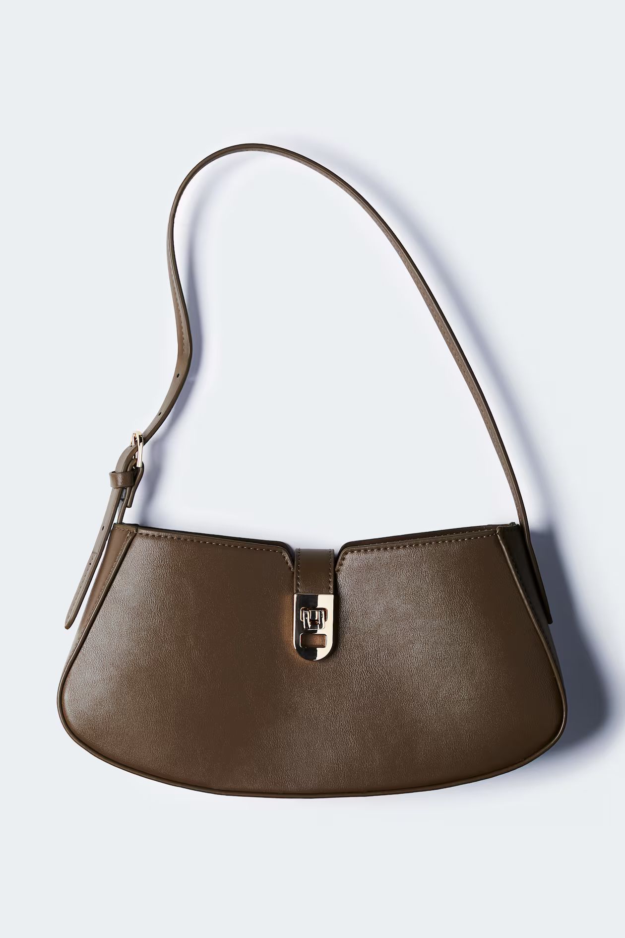 Small shoulder bag - Dark beige - Ladies | H&M GB | H&M (UK, MY, IN, SG, PH, TW, HK)