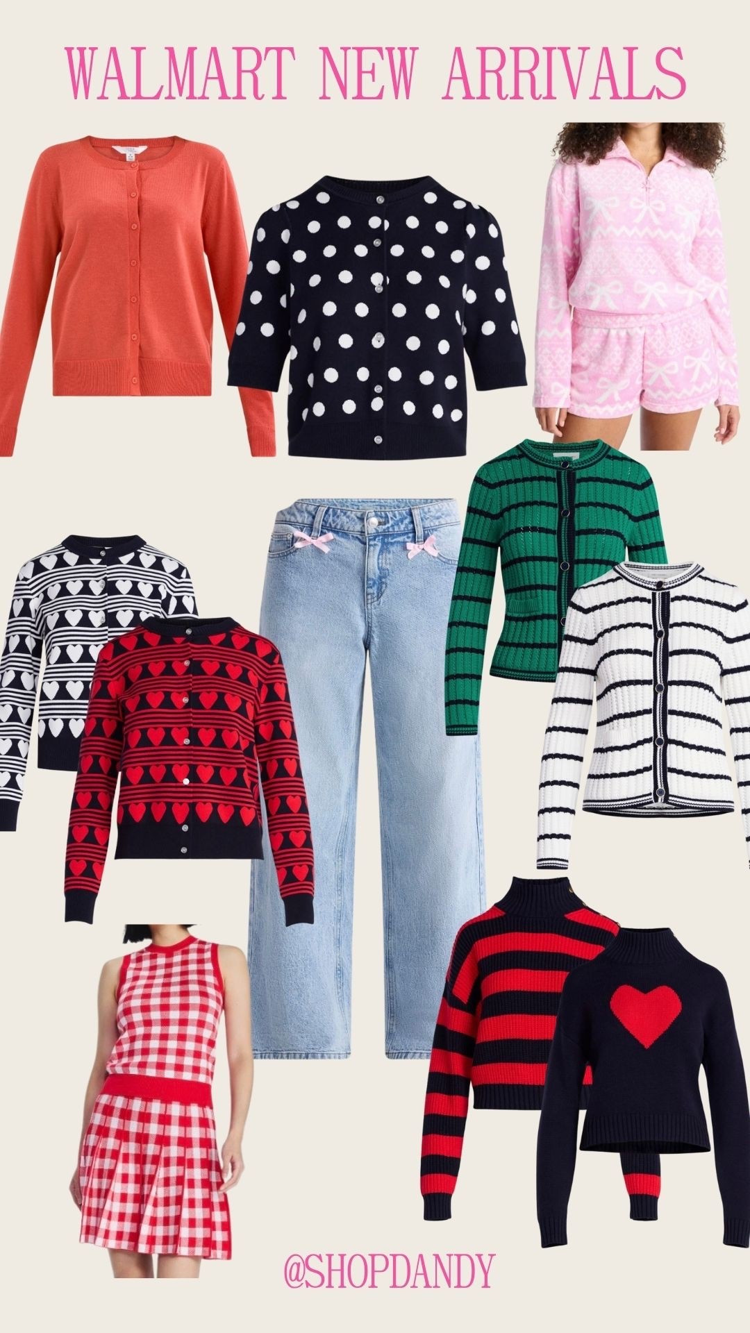 New arrivals at Walmart! Tons of cute cardigans - even some that would be perfect for Valentine’s Day! 

#LTKFindsUnder50 #LTKHoliday #LTKootd