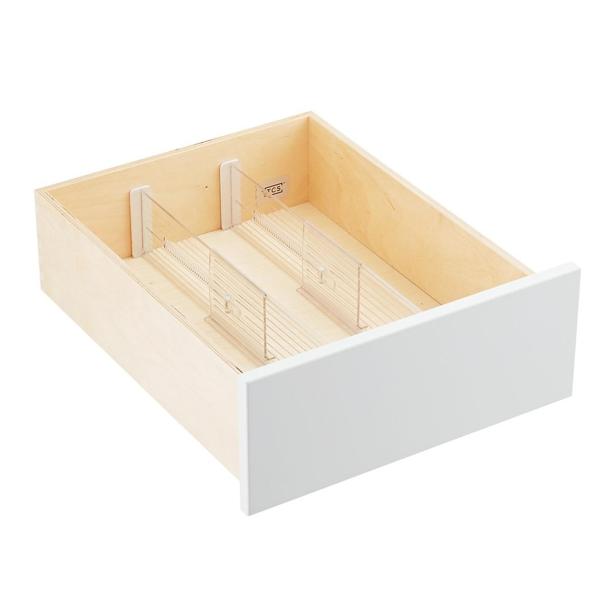 4" Expandable Drawer Dividers Pkg/2 | The Container Store