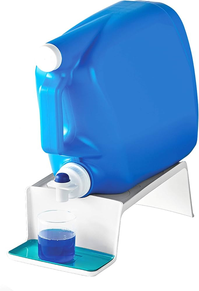 Smart Design Sud Station – White – Easy-to-Use Angled Liquid Laundry Detergent Stand with No... | Amazon (US)