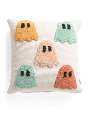 20x20 Ribbed Textured Boo Pillow | Marshalls