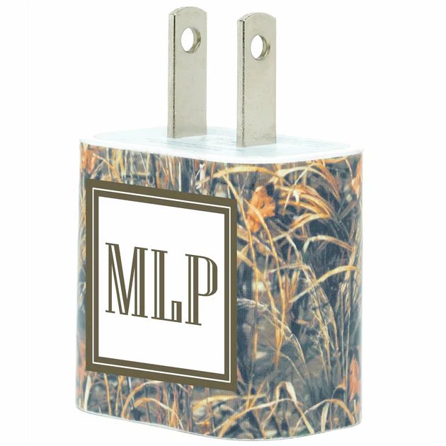 Monogram Camo Phone Charger | Classy Chargers