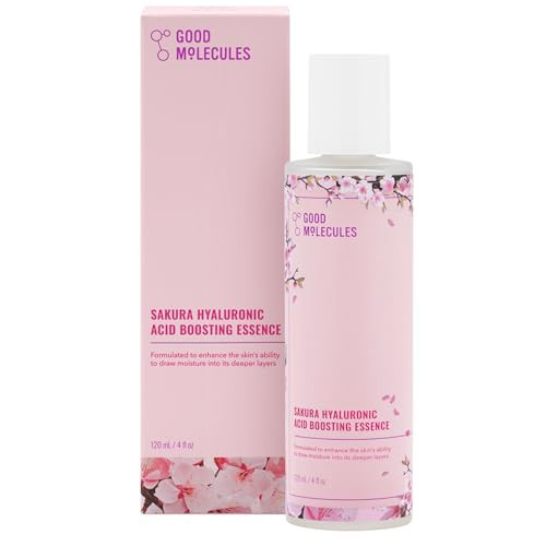 Good Molecules Sakura Hyaluronic Acid Boosting Essence - Ultra Hydrating Facial Moisturizer - Skincare for Hydration, Tightening, Anti Aging, Instant Glow - Skin Care for Face | Amazon (US)