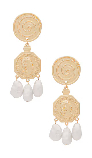 Inez Earrings in Gold | Revolve Clothing (Global)