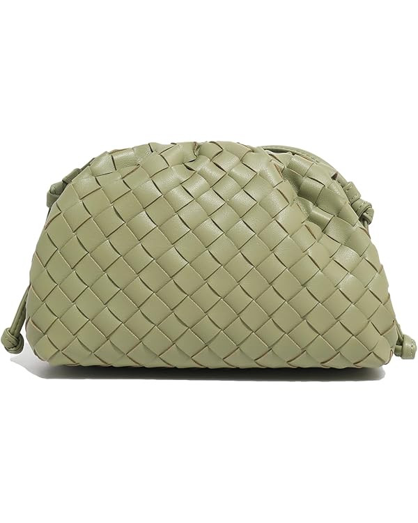 Huralona Dressy Pleated Vegan Leather Clutch Purse Super Soft Cloud Dumpling Clutch Bag for Women... | Amazon (US)