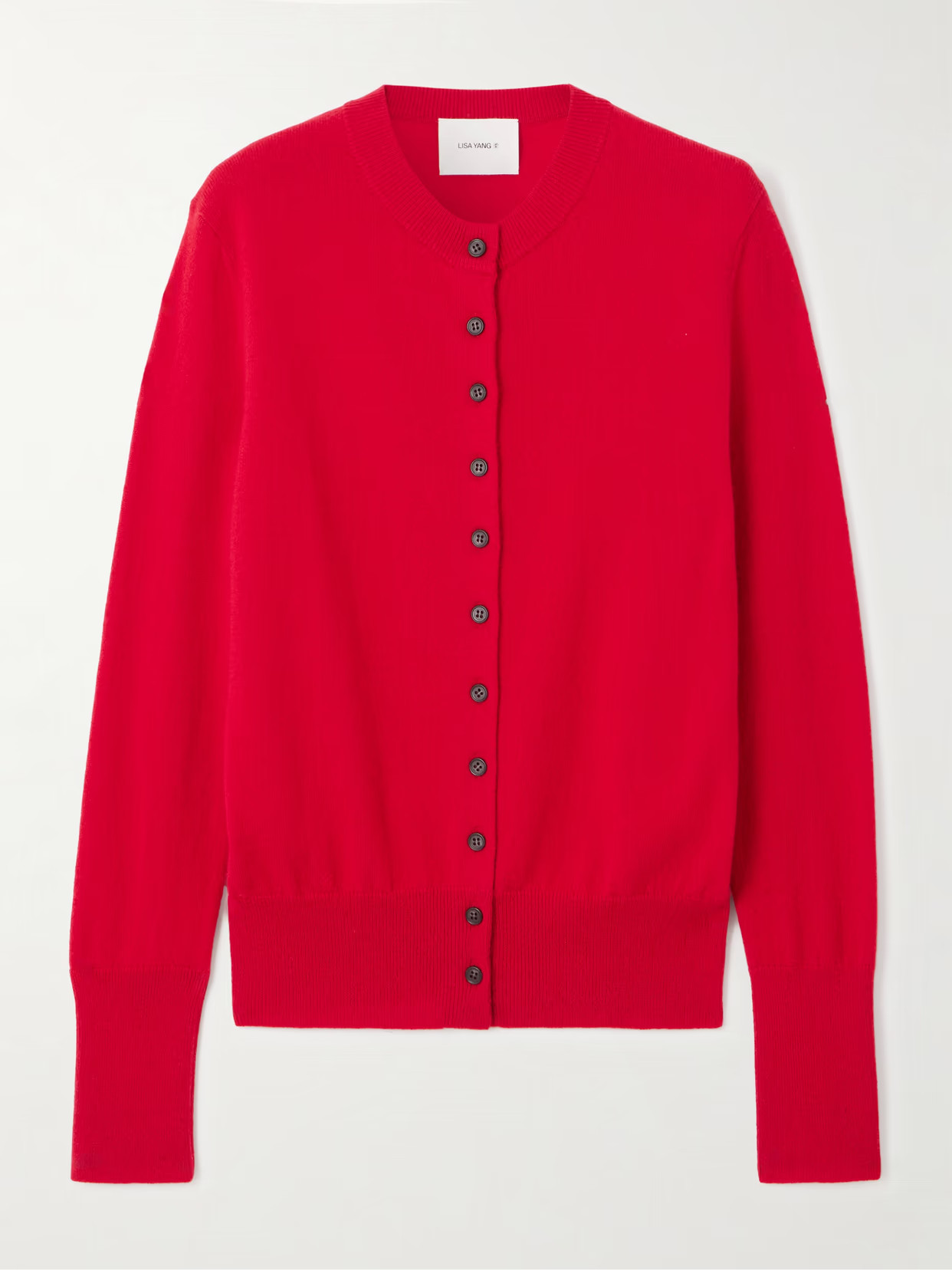 LISA YANG - Nellia Cashmere Cardigan - Red | NET-A-PORTER (US)