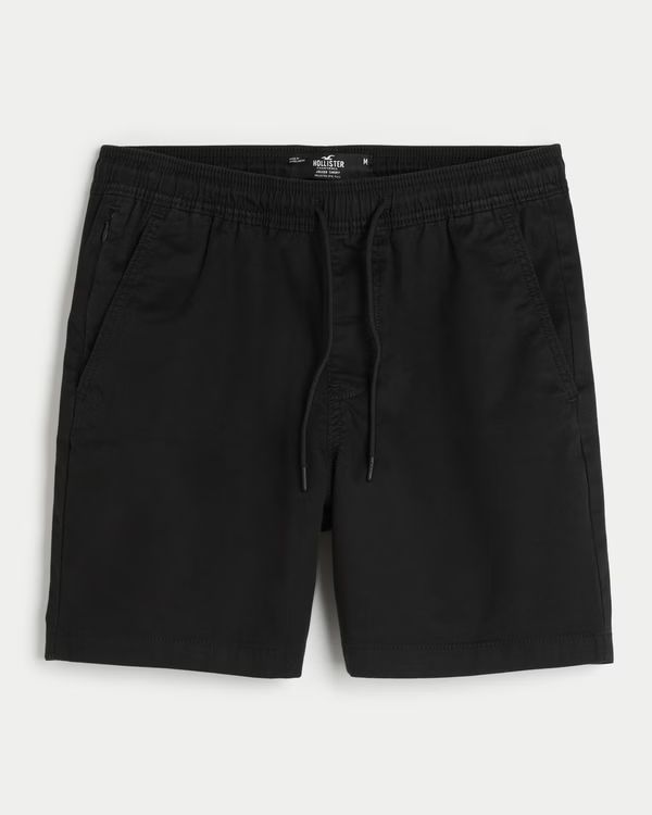 Twill Jogger Shorts 7" | Hollister (US)