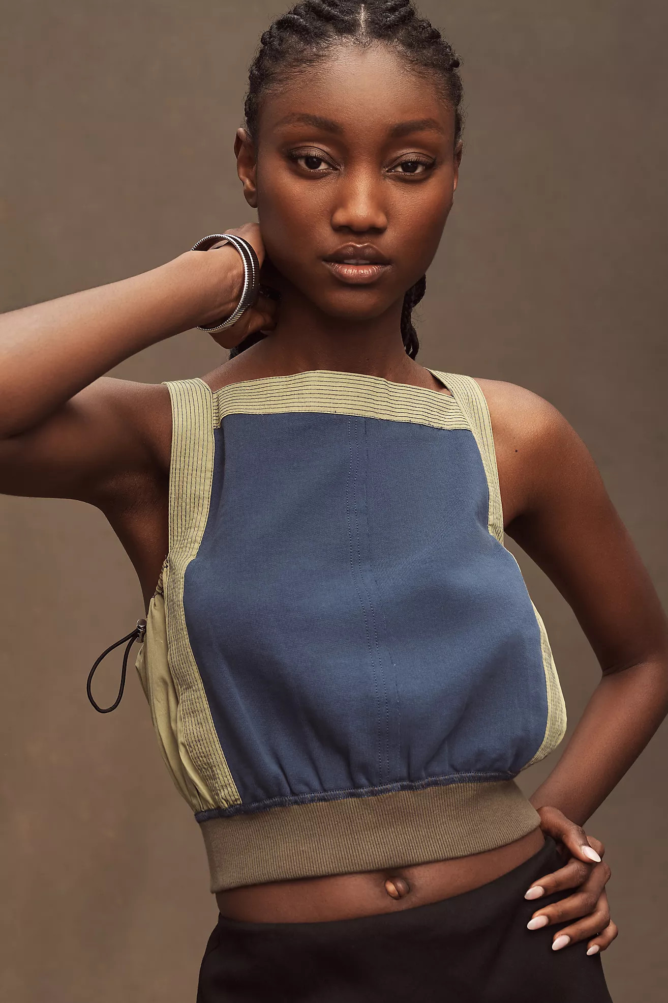 Pilcro Pieced Apron Tank | Anthropologie (US)