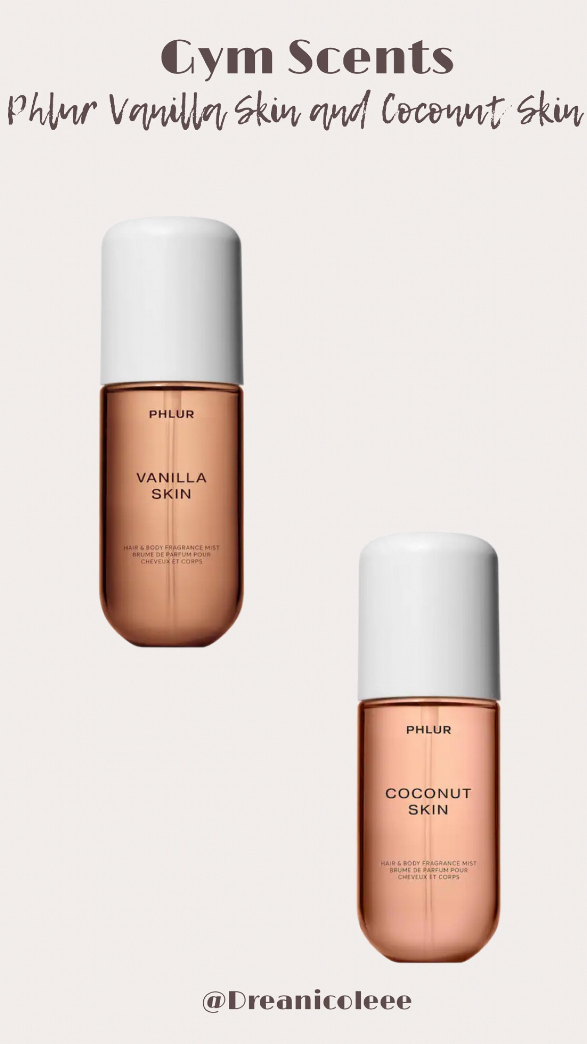 I love these Phlur Sprays for Gym days and I also love to layer them with my other perfumes! They smell amazing and they last for a long time. The Vanilla Skin is so good and Coconut Skin is new and it's easily one of my favorite scents right now.

#LTKFindsUnder50 #LTKBeauty