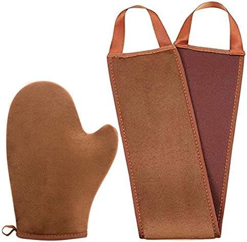 STEUGO 2 in 1 Self Tanning Mitt Applicator kit - Self Tanner Mitt and Back Lotion Applicators for... | Amazon (US)