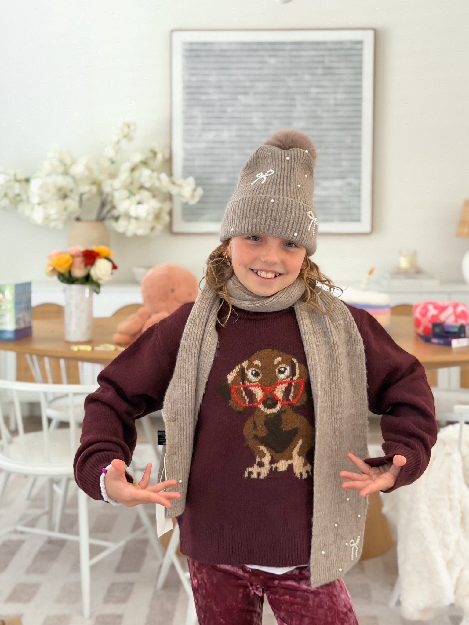 Bristol asked for clothes for her birthday & a new scarf and hat.  Zara for the win!  This dog sweater is her favorite birthday gift. 

#LTKFindsUnder50 #LTKKids #LTKmomlife