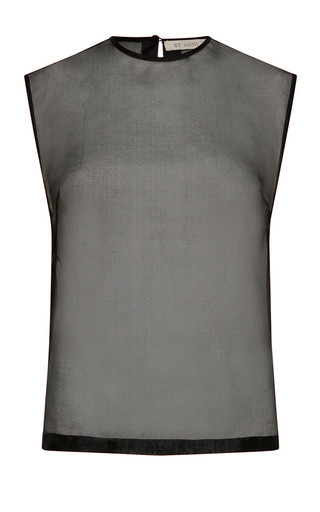 Sheer Silk Organza Top | Moda Operandi (Global)