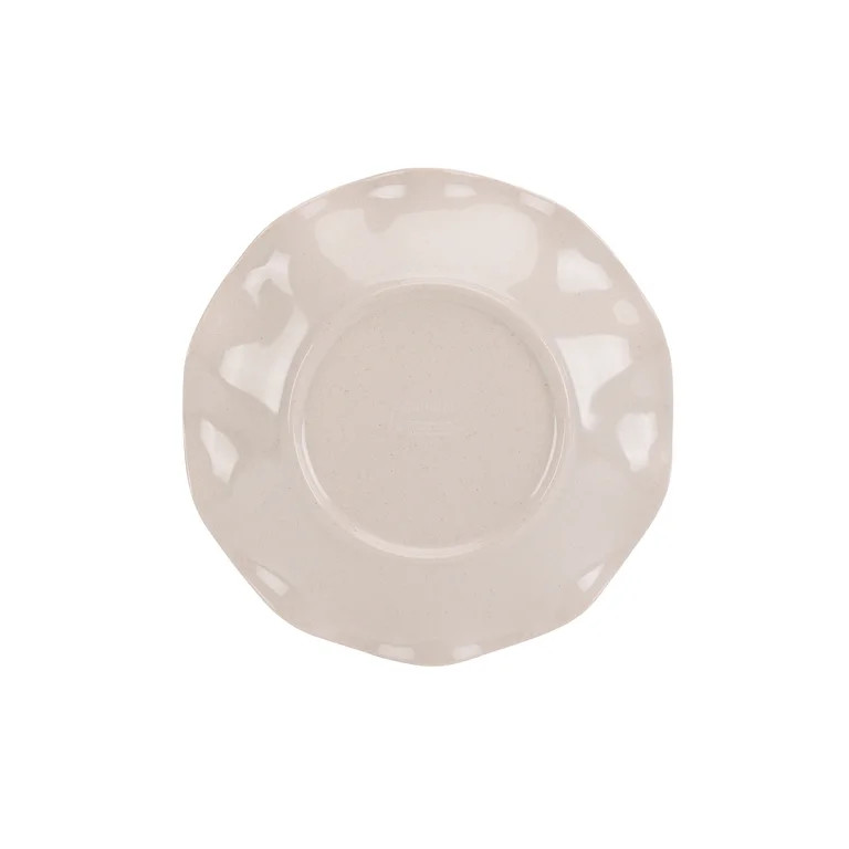 Just Feed Me by Jessie James Decker 8.5" Bamboo-Melamine Scalloped Striped Salad Plate, Blue - Wa... | Walmart (US)