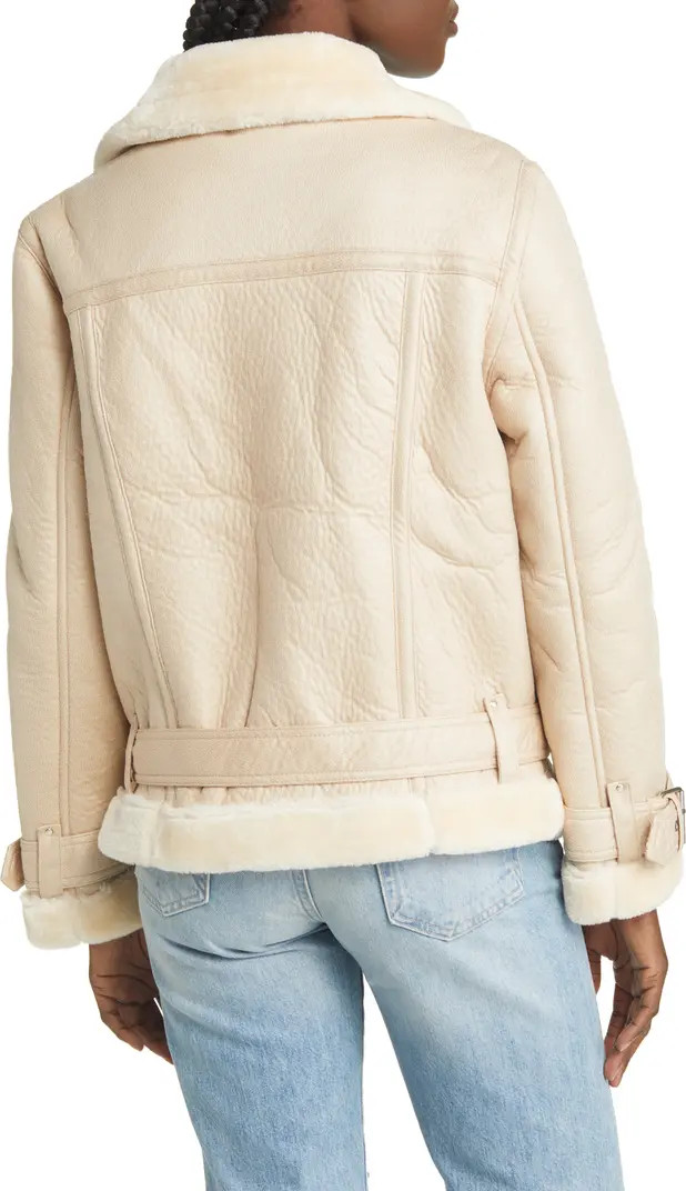Topshop Faux Leather Biker Jacket | Nordstrom | Nordstrom