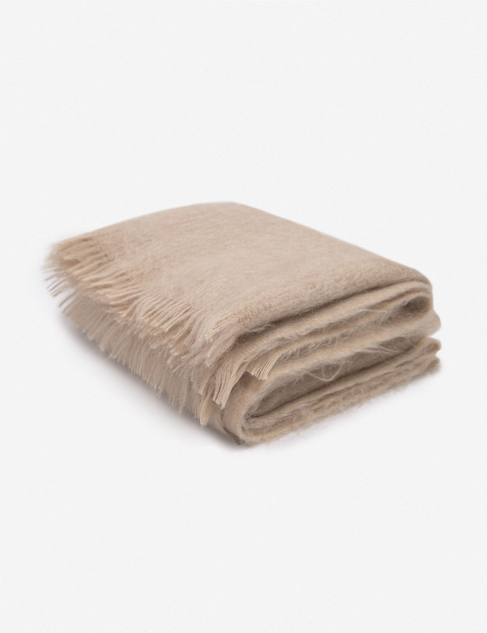 Aimee Mohair Throw, Blush | Lulu and Georgia 