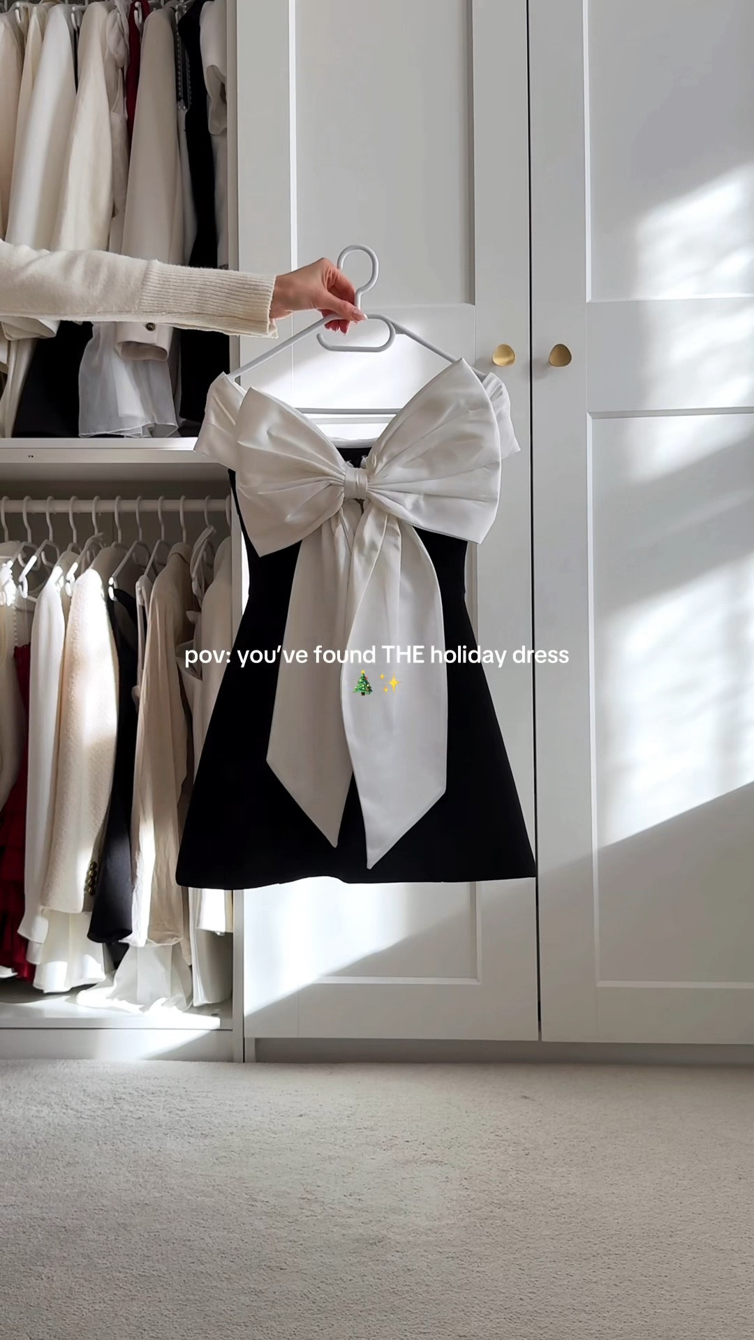 It’s officially bow dress season 🥹🎀🎄

This dress would be perfect for a christmas party, romantic date night, birthday dinner, special occasions, holiday events, festive parties, cocktails with the girls…✨

#bowdress #holidaydress #holidayoutfit #festivewear #christmasparty #partydress #fashion #winterfashion #outfitinspiration #romanticdress #elegantstyle #eveningdress #femininestyle #blackdress #christmasdress #occassionwear