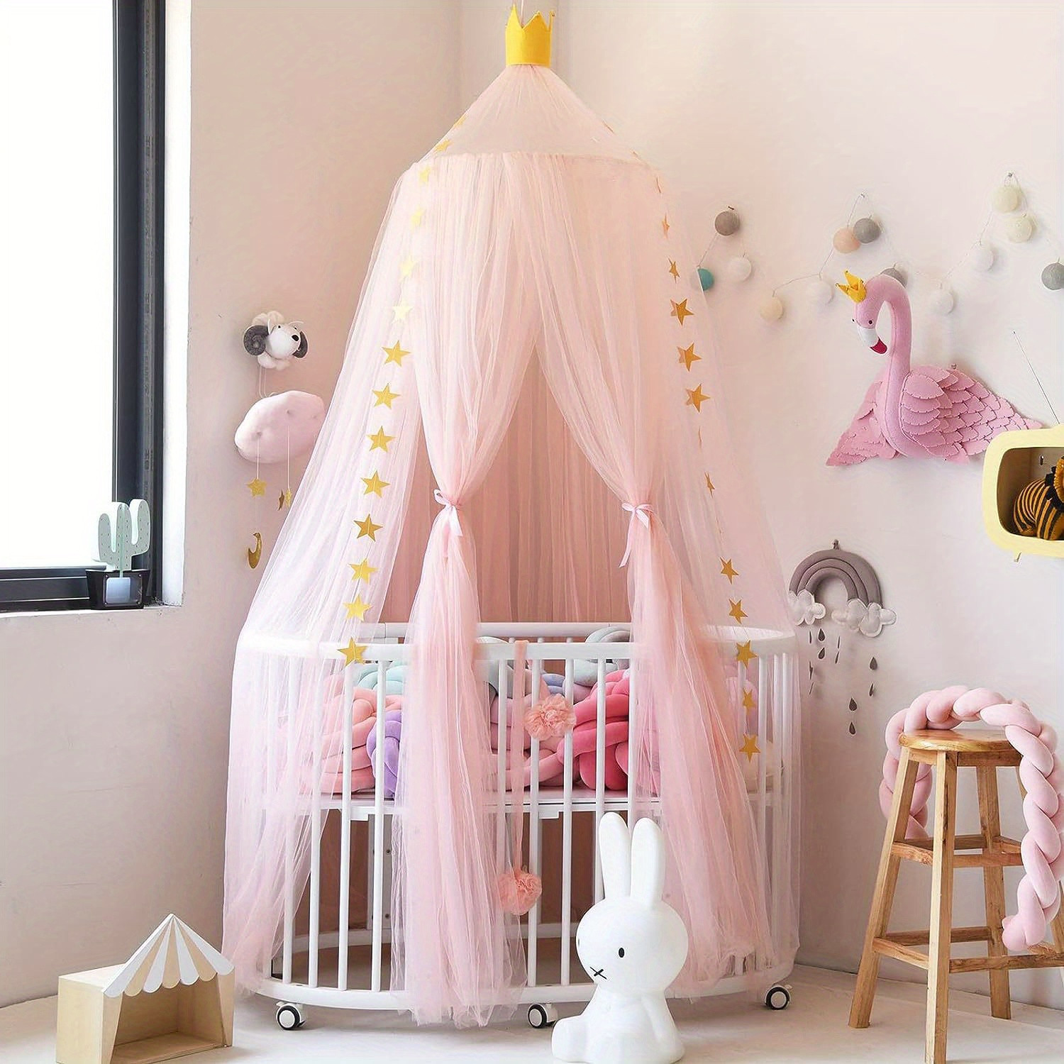 whimsical   bed canopy girls soft chiffon dome - Temu | Temu Affiliate Program