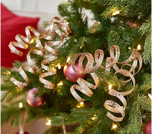 Set of 14 Spiral Curly Ribbon Picks by Valerie - QVC.com | QVC