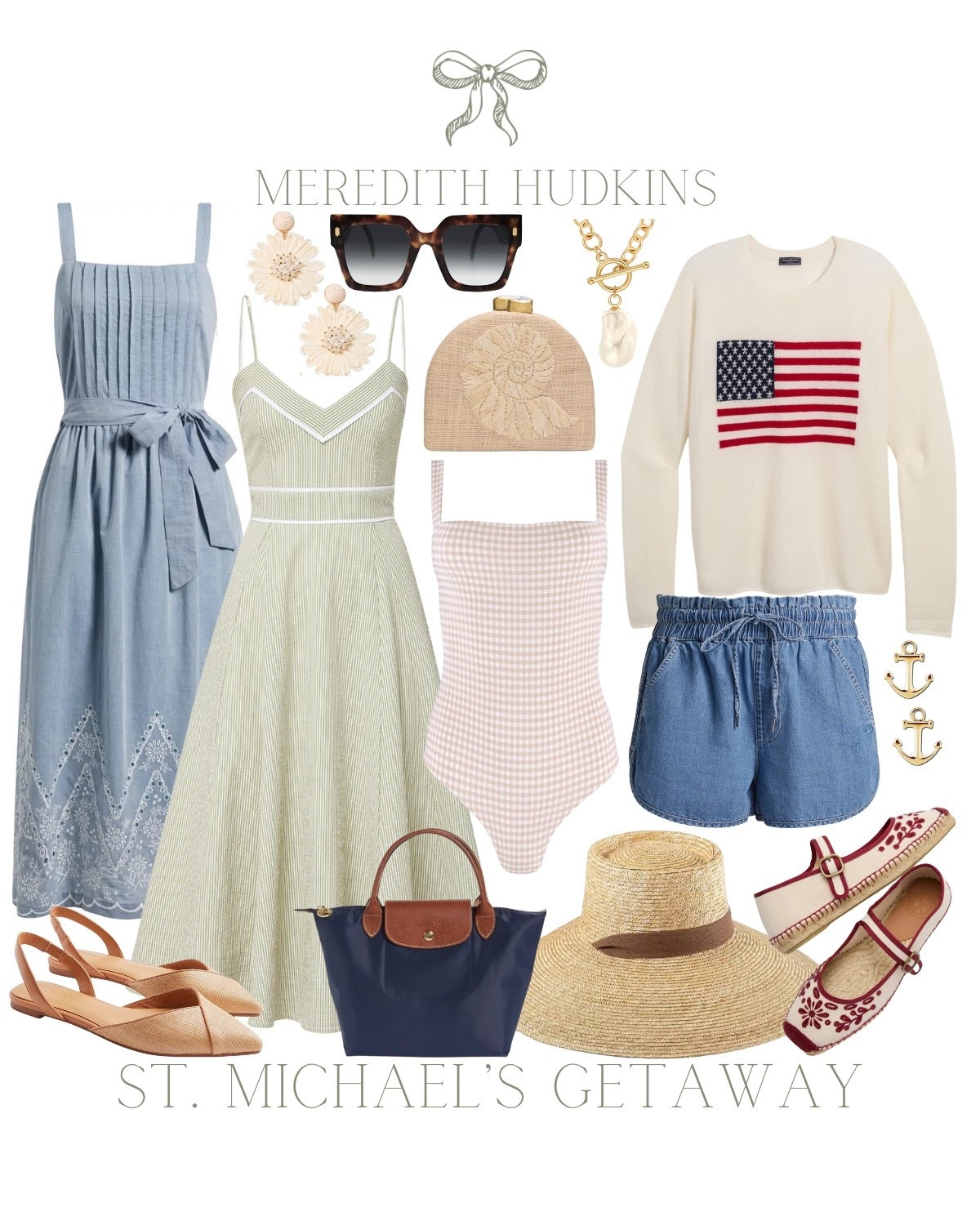 St. Michael’s outfit inspiration! Classic finds for your next getaway. Meredith Hudkins, classic, timeless, chic, preppy, women’s fashion, coastal, fashion, summer, vacation, accessories, affordable 

#LTKFindsUnder50 #LTKStyleTip #LTKSaleAlert