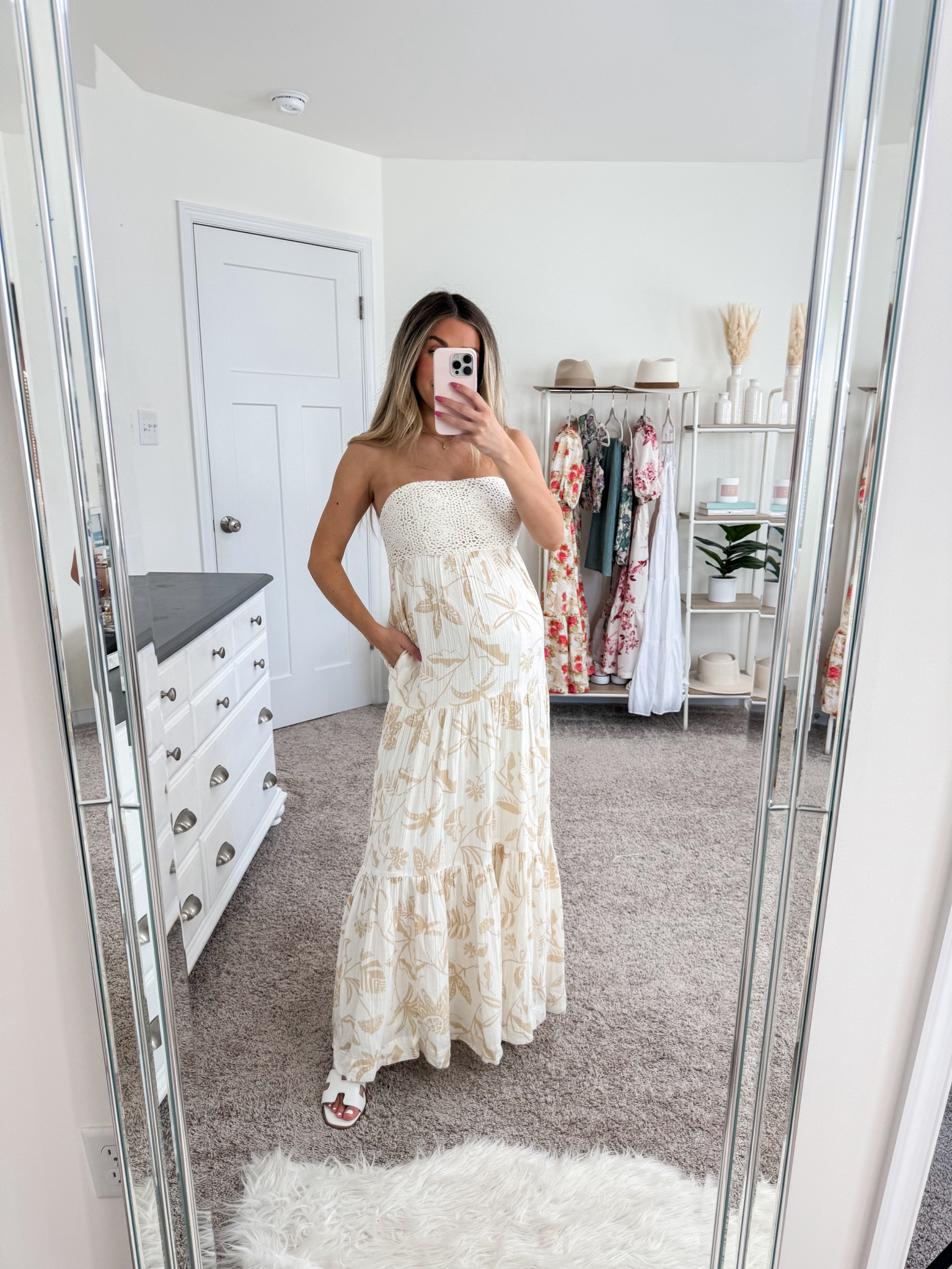 American Eagle summer dress: size small, could have done my usual xs! 

#LTKBump #LTKFindsUnder50 #LTKStyleTip