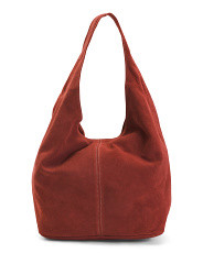 Made In Italy Suede Slouchy Hobo Bag | Handbags | Marshalls | Marshalls