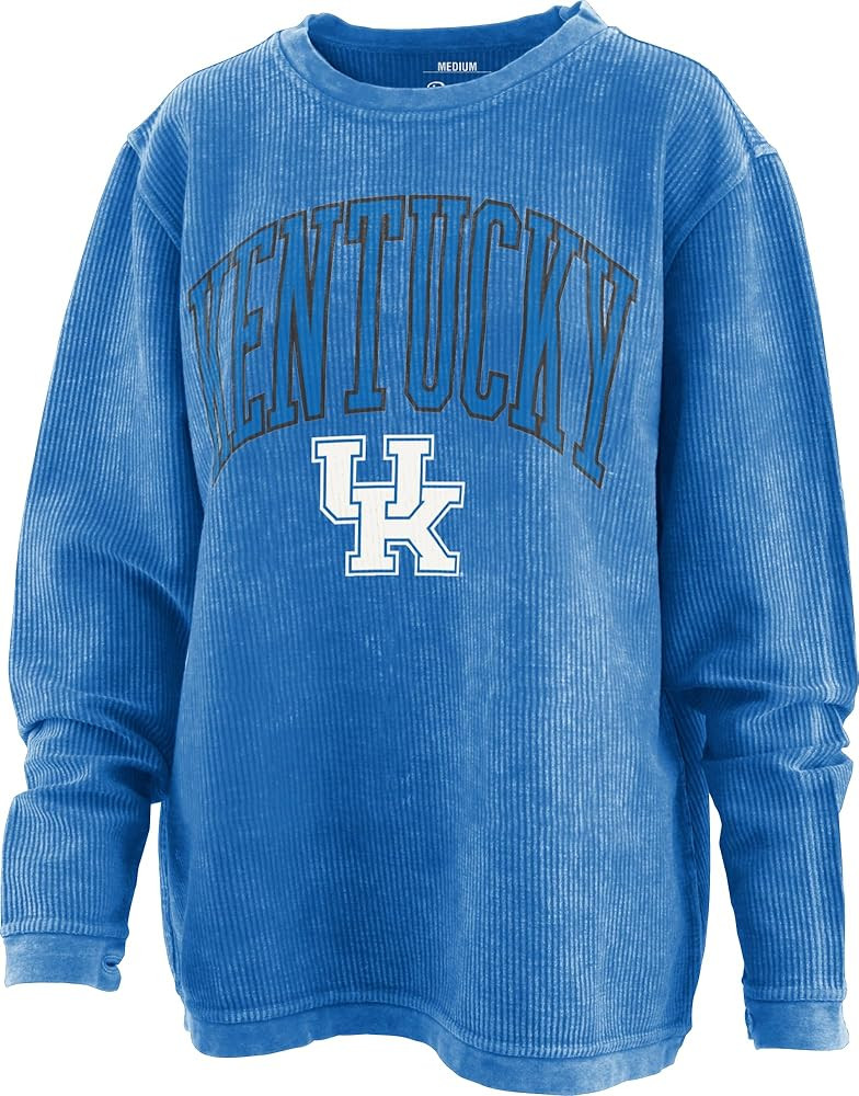 Women's Long Sleeve Oversized Corded Top - Comfy Crew Neck Sweatshirt | Amazon (US)