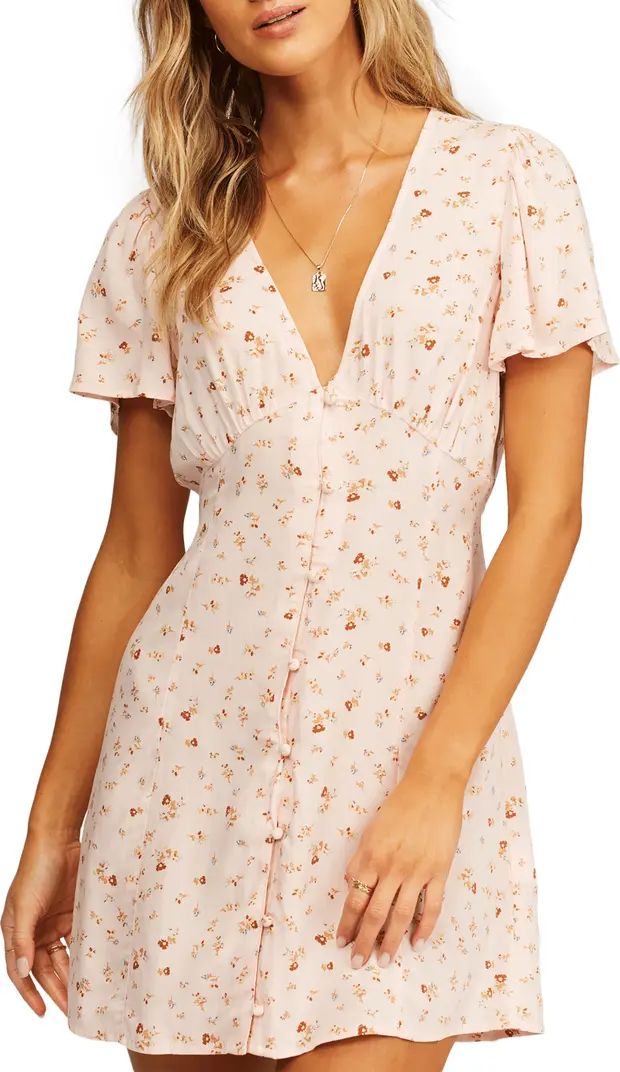 Full Swing Print Button Front Dress | Nordstrom