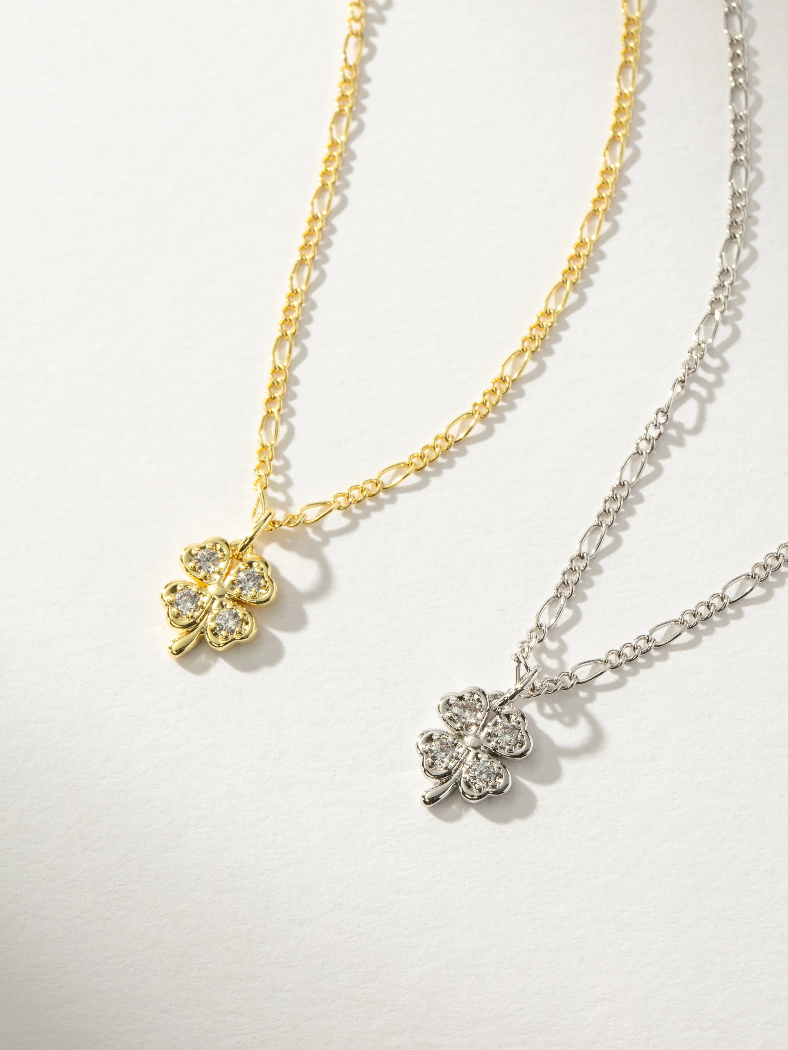 Gold Four Leaf Clover Pendant and Chain Necklace | Uncommon James | Uncommon James