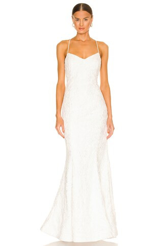 LIKELY Sardo Gown in White from Revolve.com | Revolve Clothing (Global)