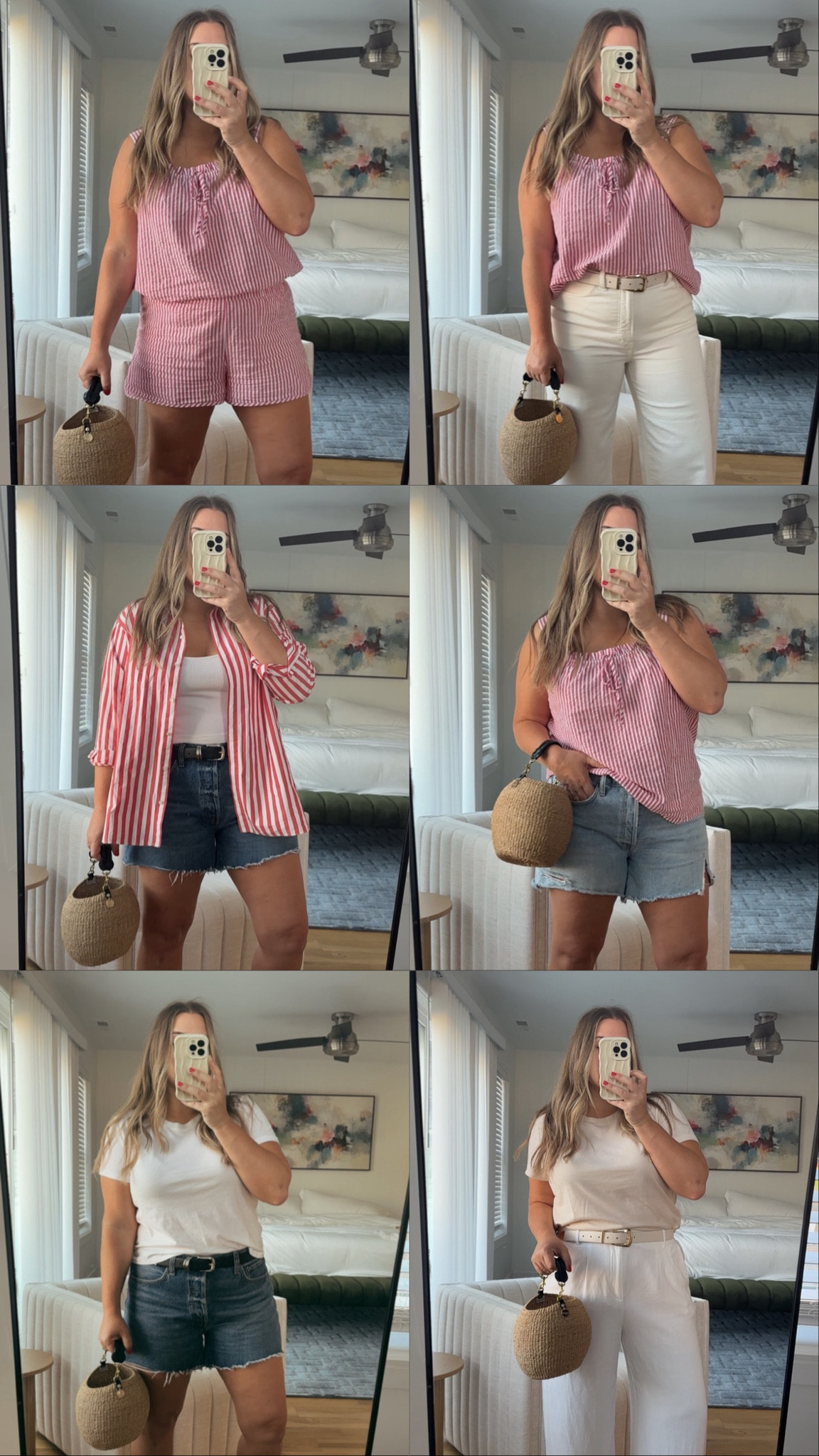 I size up one in shorts

Cotton Pajamas sets as separates ( yes!)  i used discount LIZXLAKE for these pajama sets. So cute as regular clothes too IMO! 

Trousers are a linen blend and great for petite height too! Im 5’3 

$10 cotton tees - i have multiple colors! I size up one

THESE Amazon belts are GREAT

#LTKSeasonal #LTKFindsUnder100 #LTKSummerSales