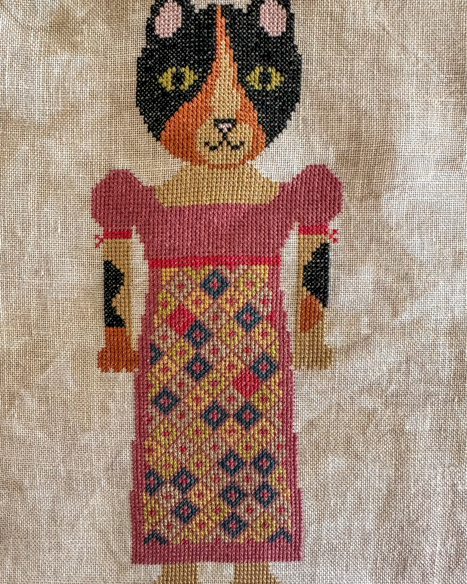 Clementine is now complete! Oh the color, the quilt design on her dress, her whittle high heel shoes! This was truly a beautiful stitching choice. 
Now what Animal Cracker should I stitch next? 
Love y’all mucho! 🫶🏻
.
Pattern Deets Below:
Animal Cracker - Clementine - Stacy Nash Designs @stacynashdesigns 
Floss- Converted to DMC - message me if you’d like my conversion 
Stitched 1 over 2 
Fabric- 36 count linen- Willow - BeStitchMe @bestitchme 
.
.


#LTKSeasonal #LTKHoliday #LTKGiftGuide