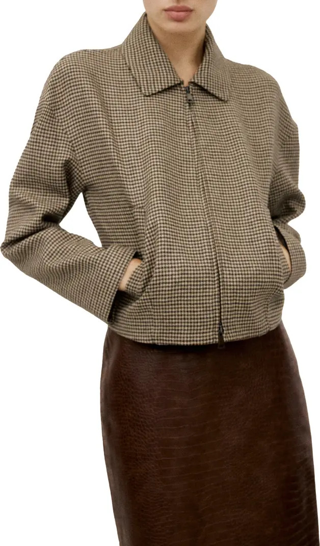 Gina Houndstooth Microcheck Jacket | Nordstrom