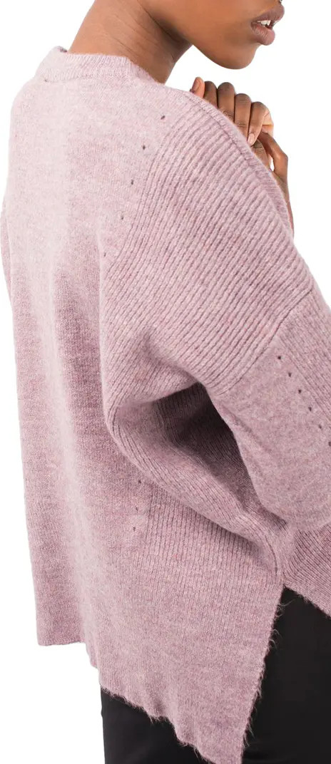 Pointelle Boxy Sweater | Nordstrom