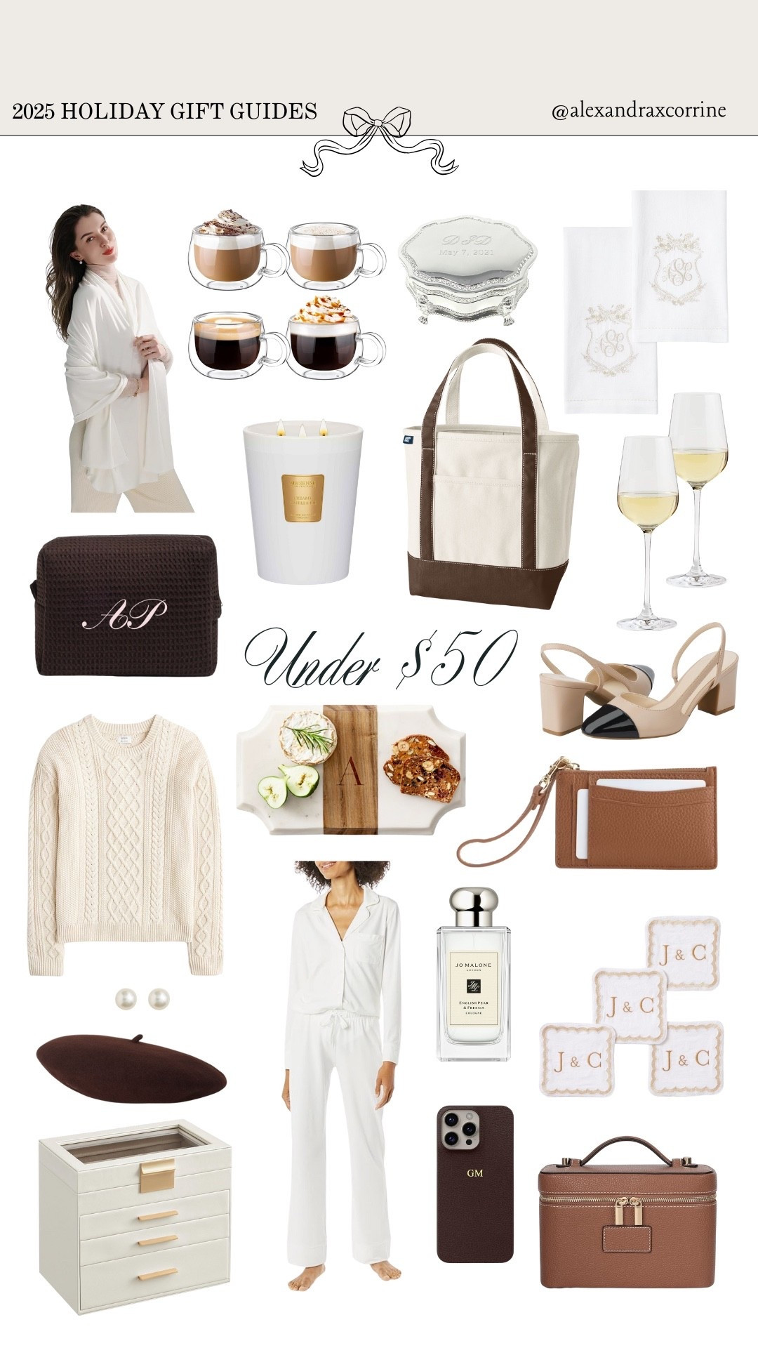 The 2025 holiday gift guides curated by Alexandra Corrine: Under $50 💳 

Gift guide, holiday, Christmas gift ideas, gift ideas, wishlist, present, gift inspiration, holiday shopping, frugal chic, budget friendly, under 50

#LTKFindsUnder50 #LTKHoliday #LTKGiftGuide