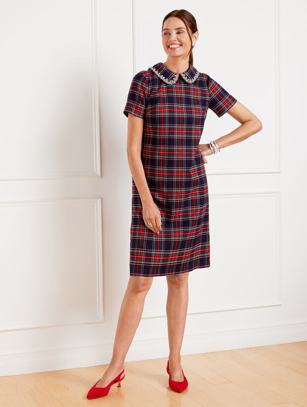 Shift Dress - Dashing Plaid | Talbots
