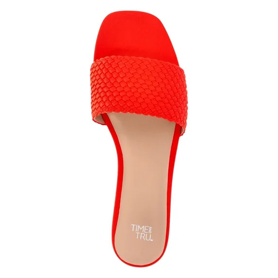 Hero image 4 of Time and Tru Women's Quilted Slide Sandal, 4 of 6 | Walmart (US)