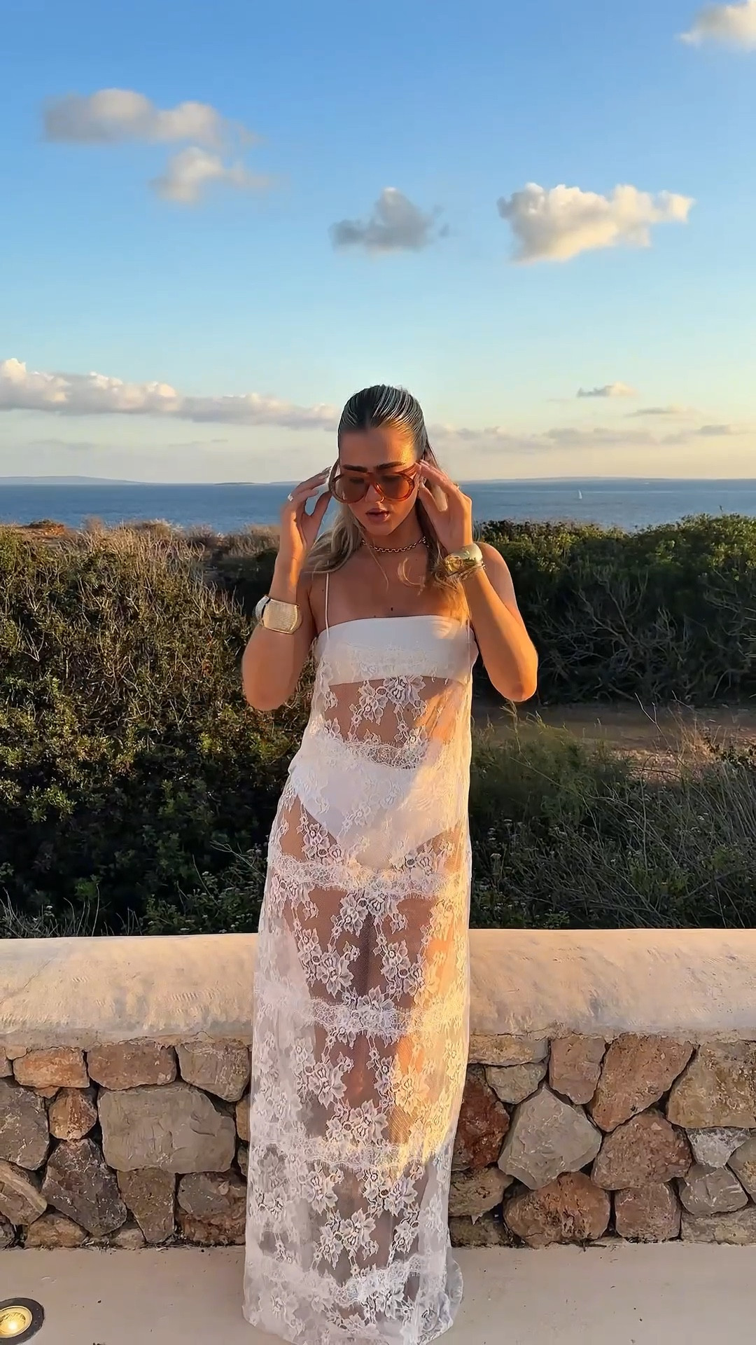 Ibiza night 2 outfit!! I wear a size M in the dress x  

#whitedress #lacedress #revolve 

#LTKaustralia #LTKFashionMonth #LTKnewzealand