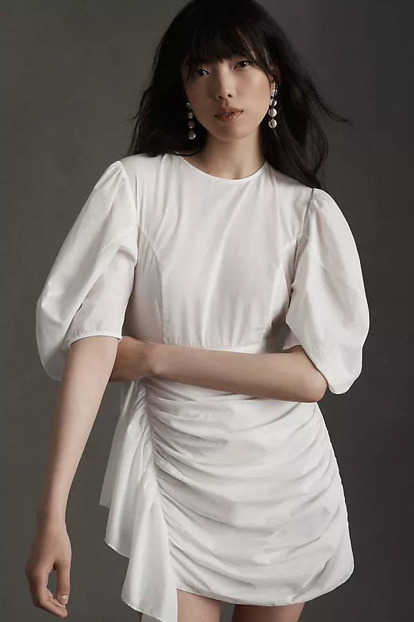 Rhode Pia Dress By Rhode in White Size M | Anthropologie (US)