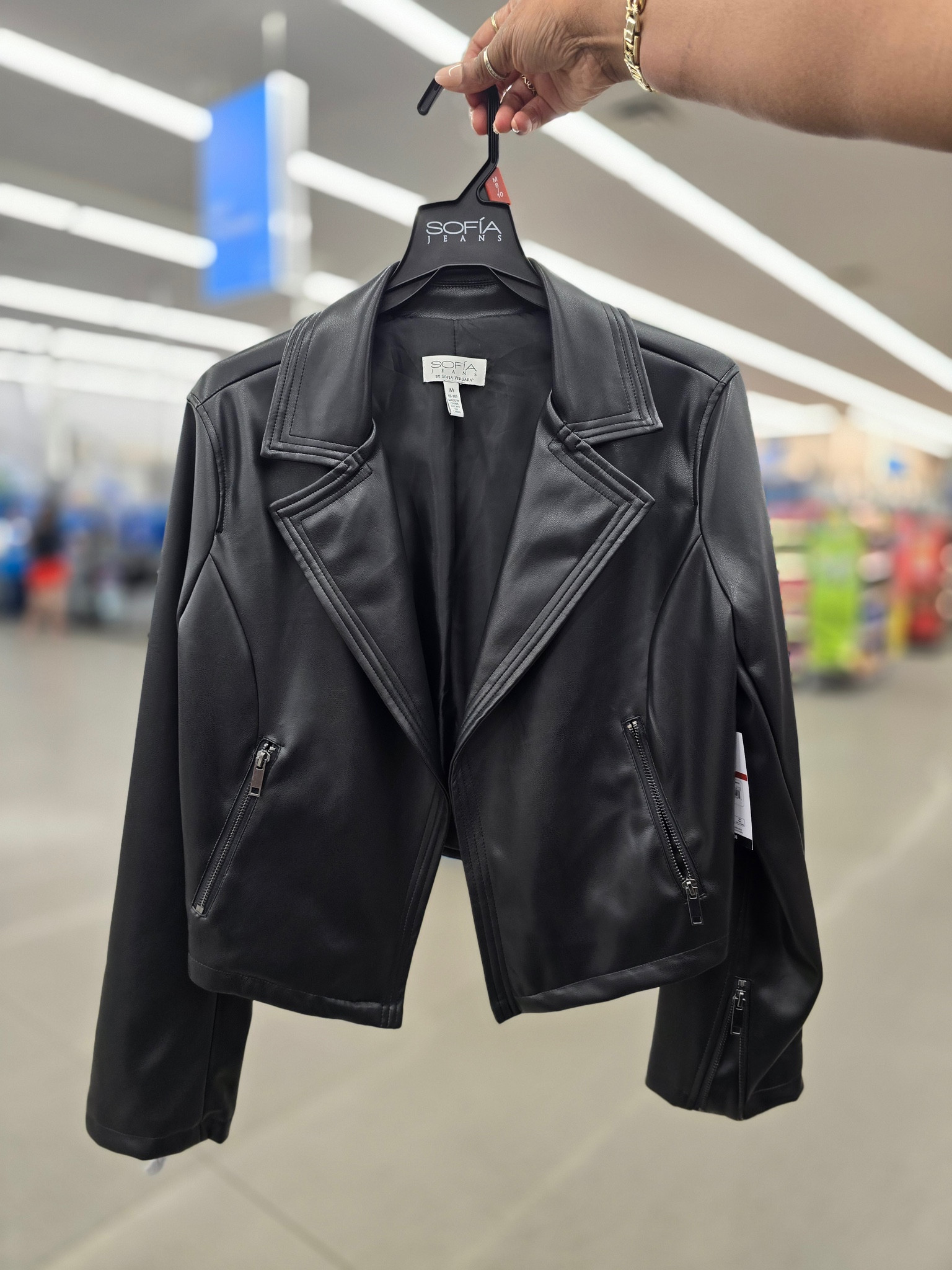 #WALMARTPARTNER Check out this Sofia Jeans faux leather jacket - it's giving major style without the hefty price tag. 🙌🏾

What I love:
• Sleek black design (also comes in camel!)
• Soft faux leather feel
• Versatile for dressing up or down
• Zip details for that edgy touch

I've been pairing mine with a simple white tee and jeans for errands, but it also looks amazing over a dress for date night. Seriously, this jacket does it all!

Best part? It's super affordable. Because who says you can't look fabulous on a budget? 💁🏽‍♀️

If you've been eyeing a leather jacket but didn't want to splurge, this might be your perfect match. Definitely worth checking out. #WALMART #walmartfashion @walmart

#WalmartFind #AffordableFashion StyleOnABudget

#LTKFindsUnder100 #LTKStyleTip