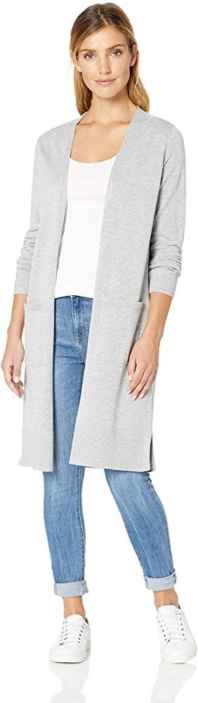 Amazon Essentials Women's Lightweight Long-Sleeve Longer Length Cardigan | Amazon (US)