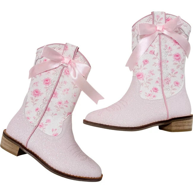 Wild + Rae | Cowgirl Rosie Rodeo Kids Boots (Pink, Size Toddler US 8 / EU 24) | Maisonette | Maisonette
