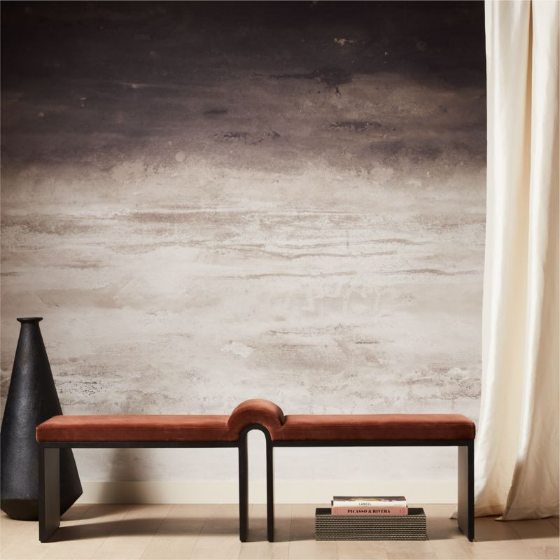 Morning Mist Brown Wallpaper | CB2 | CB2