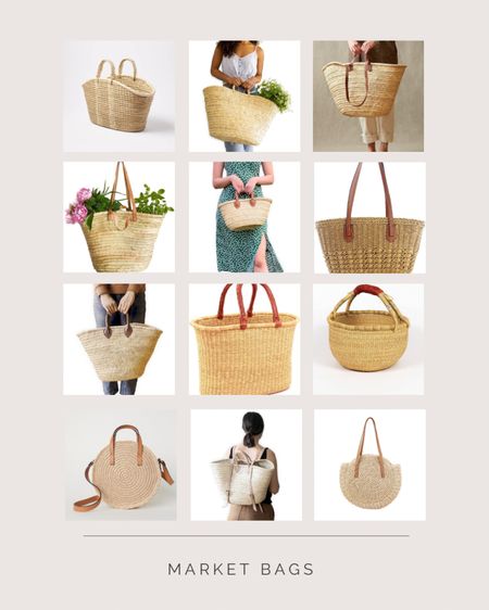 Market Bags 


French inspired | Parisian | Neutral Wear | Old Money | Coastal Grandma look | Summer 2023 | Elegant Style 

#LTKfindsunder50 #LTKstyletip #LTKMostLoved