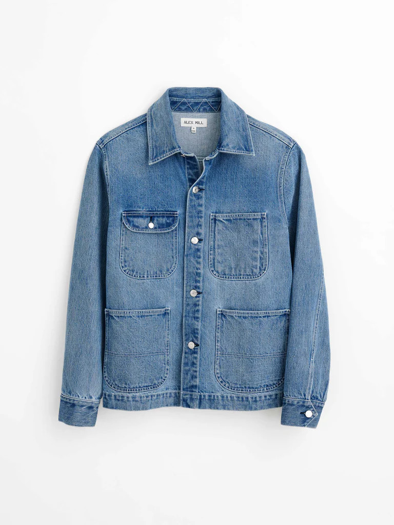 Work Jacket in Vintage Wash Denim | Alex Mill