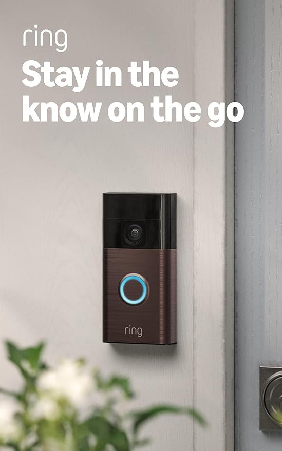 Ring Battery Doorbell, Home or business security with Head-to-Toe video, Live View with Two-Way T... | Amazon (US)